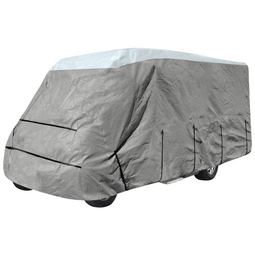 Motorhome protective cover L550cm B240 cm H270 cm, grey, TYVEK
