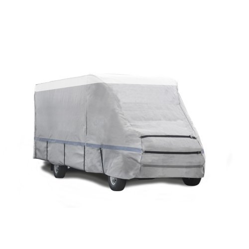 Motorhome protective cover L550cm B240 cm H270 cm, grey, TYVEK