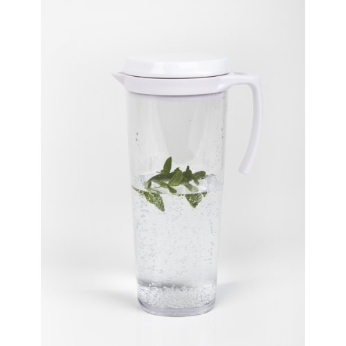 Jug with screw cap and 4 glasses 0.25 l