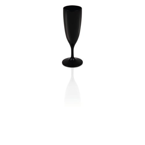 Camp4 SAN champagne glass black - set of 2