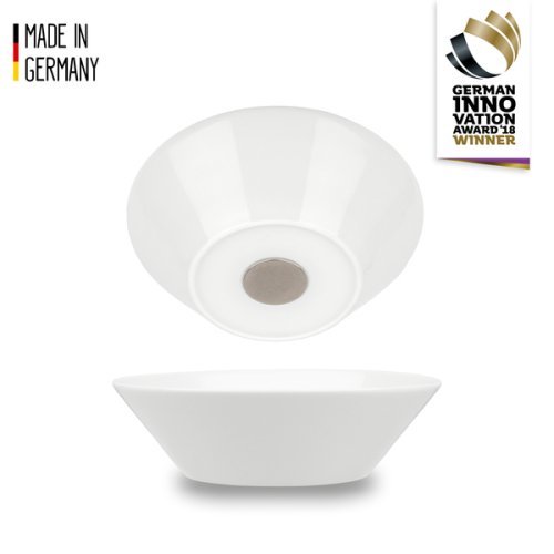 2 magnetic porcelain bowls - 0.4 l