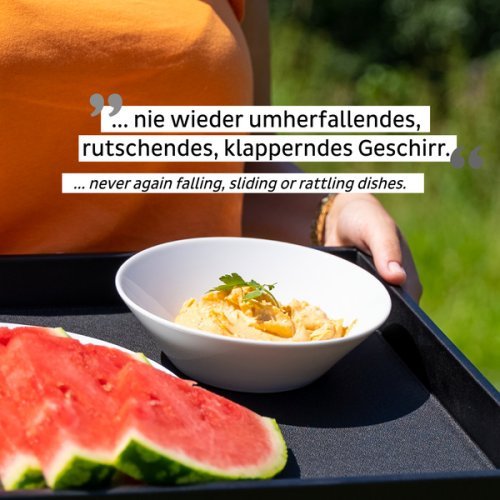 2 magnetic porcelain bowls - 0.4 l