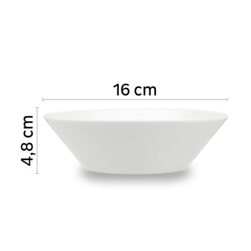 2 magnetic porcelain bowls - 0.4 l