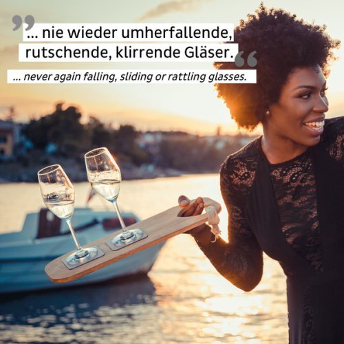 SILWY magnetic crystal glasses CHAMPAGNER / SEKT