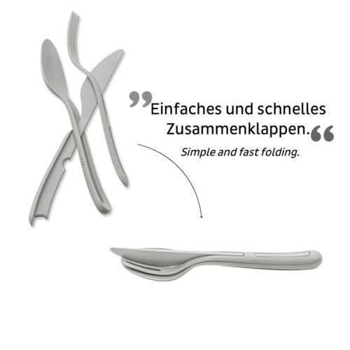 SILWY cutlery set TRICKY 3-in-1
