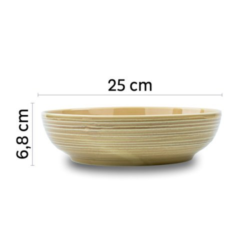 Porcelain magnetic food bowl - ivory