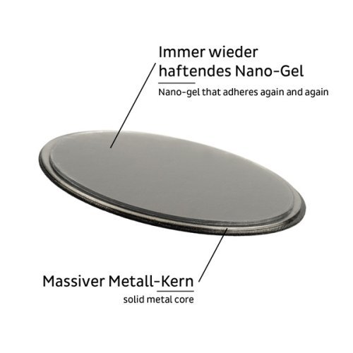 Silwy metal pad Superstrong black, 1 piece