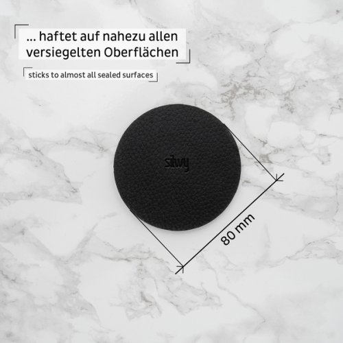 Silwy metal pad Superstrong black, 1 piece