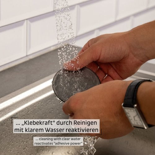 Silwy metal pad Superstrong black, 1 piece