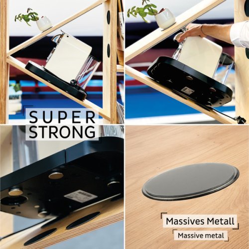 Silwy metal pad Superstrong black, 1 piece