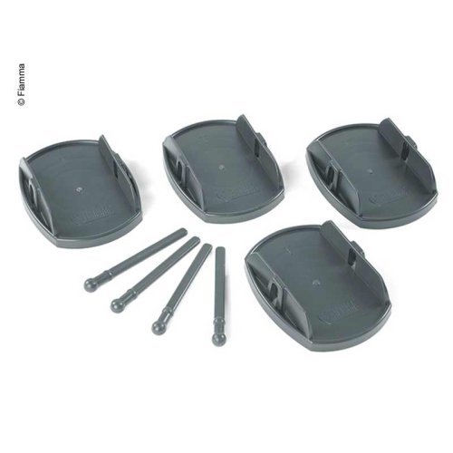 Plates Pro carrying plates 4pcs. Load capacity 650kg/St grey