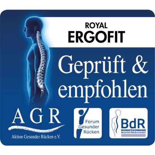 Back-friendly Royal Ergofit camping chair from the Performance series