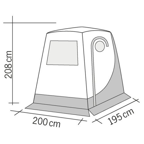 Tail tent UPGRADE 2 - Especially for the VW T4, T5 and T6 tailgate