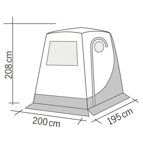 Rear tent for VW T5/T6 - Upgrade Premium
