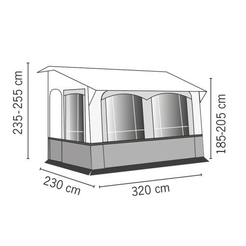 All-season caravan awning Casa Royal 320