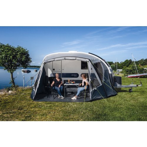 Inflatable awning for Adria Action 361