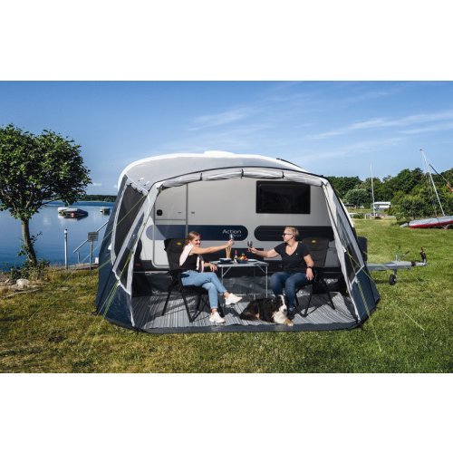 Inflatable awning for Adria Action 361