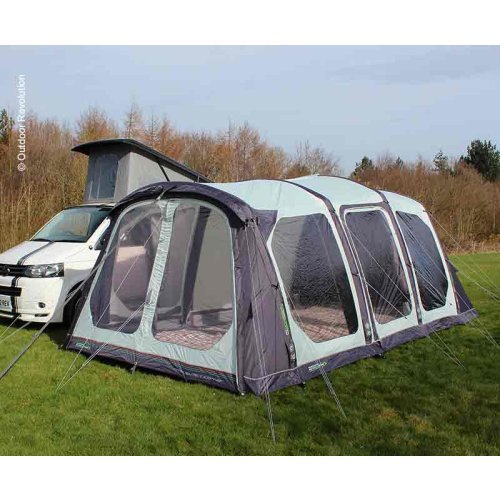 Bus awning Movelite 4 High, mounting height 255-305cm, W310xD495cm