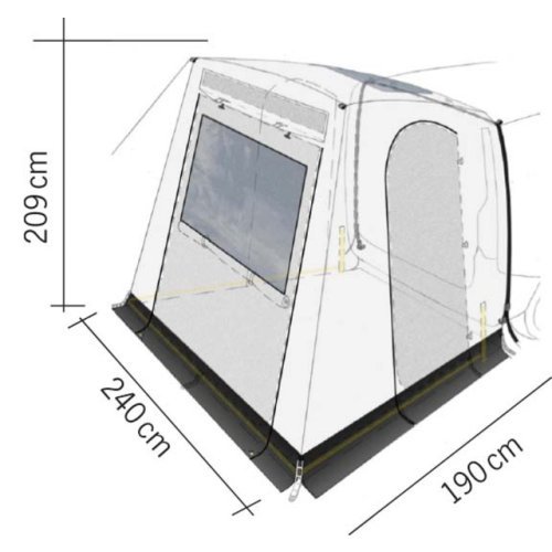 Tail tent VW CADDY 5 PREMIUM (for VW Caddy 5 from 2021)