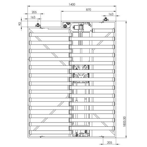 Lifting bed electric - for Mercedes Sprinter