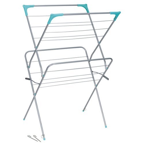 Laundry stand with 2 levels, foldable, approx. 62x50x100cm