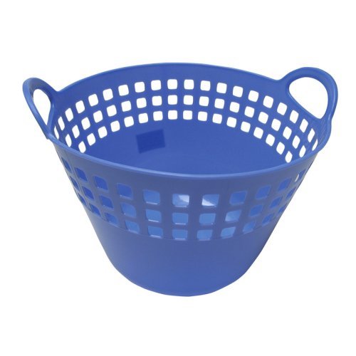 Laundry basket Luise blue, approx. 30 litres