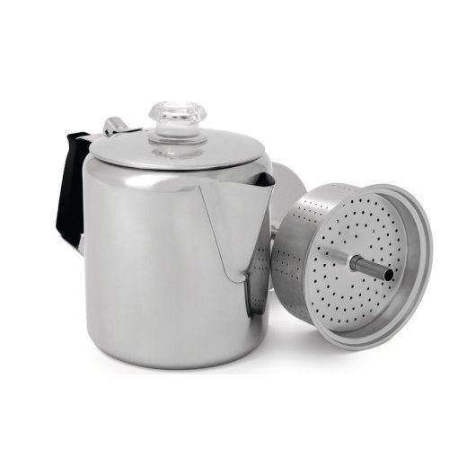 Percolator, 0,9l, 6 cups, stainless steel,