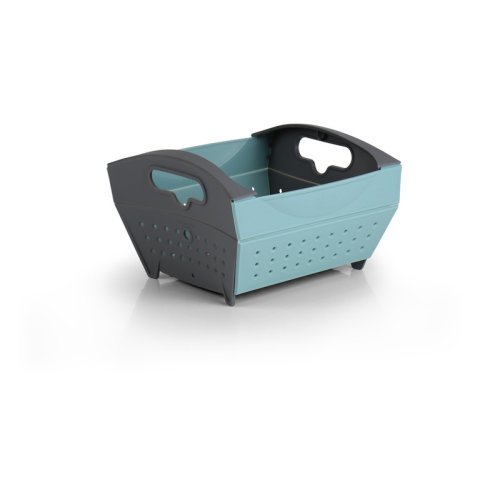 Strainer, foldable, rectangular