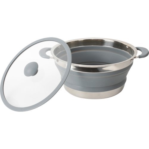 Volcano collapsible saucepan - 2.6 l - gray