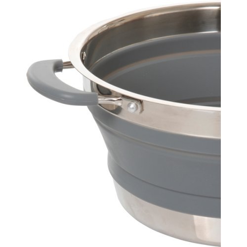 Volcano collapsible saucepan - 2.6 l - gray