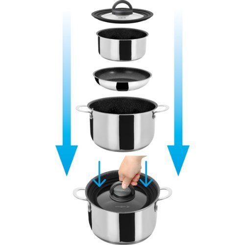 Academy NG pot set - 7+1-piece