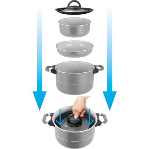 Pot set FUSION MAGNETIC 7+1 Ø22