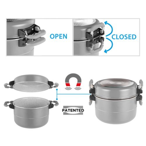 Pot set FUSION MAGNETIC 7+1 Ø22