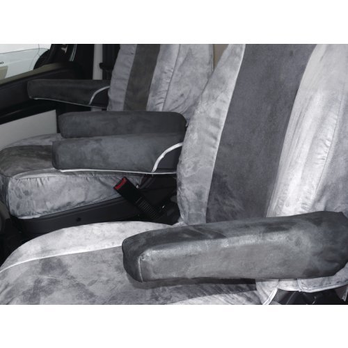 Armrest cover Ducato 07 Alcatraz Velours anthracite for 943301 / 943302