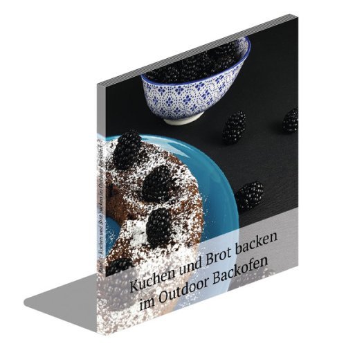 Baking cakes and bread in the outdoor oven, 18 x 20 cm