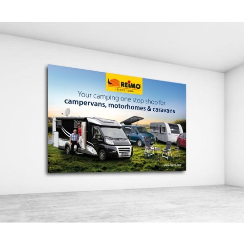 Reimo indoor banner, size: 3000x2000mm