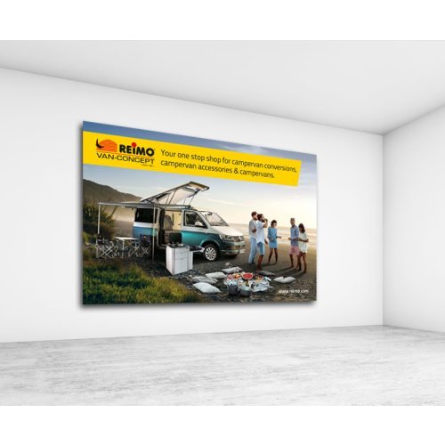 VanConcept indoor banner, size:3000x2000mm