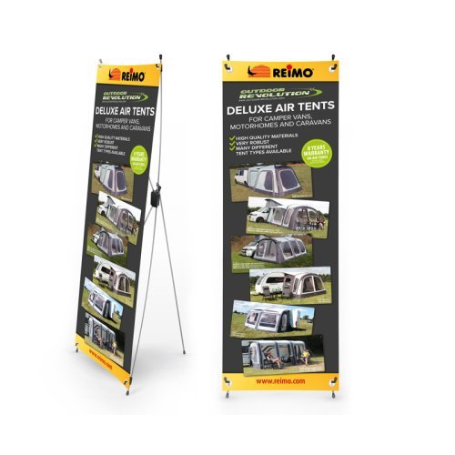 X-Banner Outdoor Revolution Tents EN, Size: 600x1800mm
