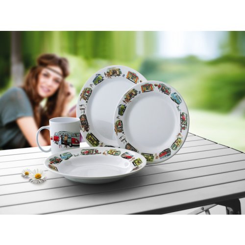 VW Collection Melamine harness set for 2 persons, 8 pieces