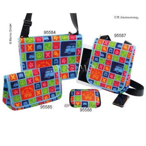 VW Collection shoulder bag small, high, colorful, neoprene, 28x23x6cm