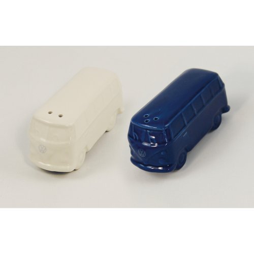 VW Collection Salt+pepper shaker blue+white