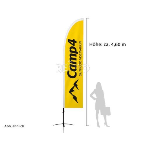 Camp4-Squareflag complete system, height 460cm