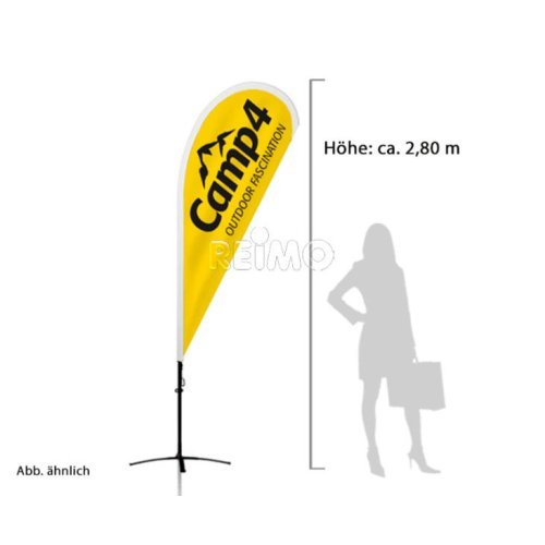 Camp4-Dropflag complete system, height 280cm
