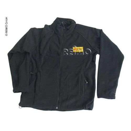 Reimo men fleece-jacket with company logo on breast pocket and R} corners Gr.L