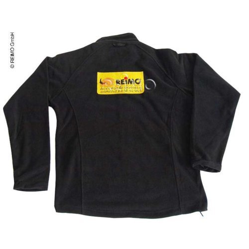 Reimo men fleece-jacket with company logo on breast pocket and R} corners Gr.L