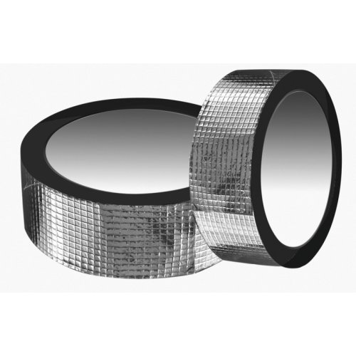 Fabric tape 50mm x 50m silver