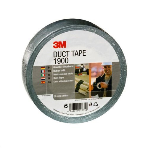 Fabric tape 50mm x 50m silver