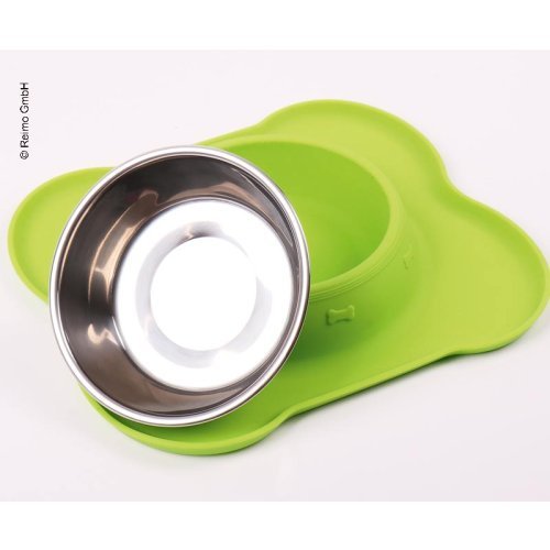 Stainless steel dog bowl Frida with silicone base