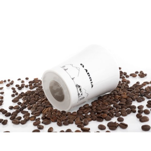 ADRIA porcelain magnetic handle cups "REISEMOBIL"