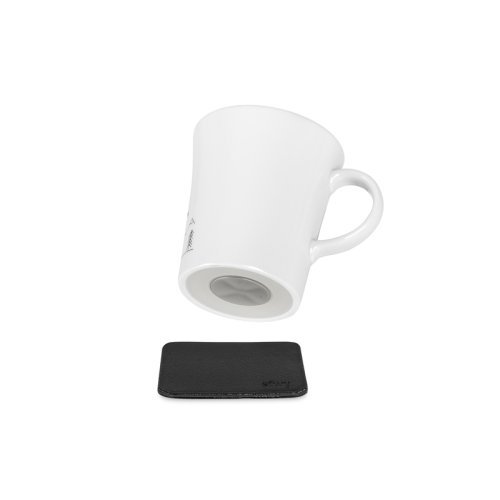 ADRIA porcelain magnetic handle cups "WOHNWAGEN"